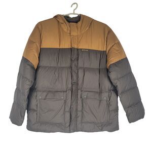 Prana Mens Whitney Portal Duck Down Feather Puffer Jacket Hooded 2XL NWT $270